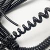 ACFFVBW Coiled Extension Cord, 8 Core Spring Network Cable Sensor Telescopic Wire Twisted Pair Spiral Aluminum Foil Shield Extension Cord Spiral Extension(Strecth 12 Meter) view 2