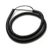ACFFVBW Coiled Extension Cord, 3 Cores 22AWG Power Cord 2 Spring Wire Spiral Cable 18AWG 15AWG 13AWG(3 Core 15awg,Line Length 7.5 Meter) view 1