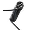 ACFFVBW Coiled Extension Cord, 2 Core Spring Spiral Cable Telescopic Wire 24AWG 20AWG 17AWG 14AWG .5-7.5 Meters Power Cord Expandable Solar sheathed(17 AWG,7.5meter) view 2