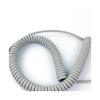 ACFFVBW Coiled Extension Cord, 4 Core 0.3mm Square Spiral Power Cord Telescopic Cable Gray Extension Spring Wire Copper High Elastic(Stretch 6 Meters) view 2