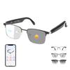 Al Smart Glasses for Men Women - Bluetooth Translation Glasses with 169 Languages, Color-change Lenses, Photo Translation, Music & Calls, Al Vioce Assistant, Travel Meeting Business Trade - Silver view 1