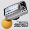 QANYEGN 4K Digital Camera, 180 Degree Flip Screen 64MP Vlogging Camera, Auto Focus 16x Zoom Digital Mirrorless Camera for Selfie Photo Video (Sliver) view 2