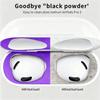 2Set Dust Guard Dust Guard Sticker Compatible with Apple AirPods Pro 32025 - Anti-Dust Film, Protects from Iron/Metal Dust,Ultra Slim Film, Cover Protect Charging Case (Purple+Purple) view 3