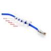 Steel Nail Wire Clip 200PCS/LOT Round Pin-Line Plastic Clamping Cable Holder 4mm 6mm 8mm 10mm(20mm) view 3