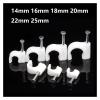Steel Nail Wire Clip 100pcs Round Cable Clips Clamps 14mm 16mm 18mm 20mm 22mm 25mm(25mm 100pcs) view 3
