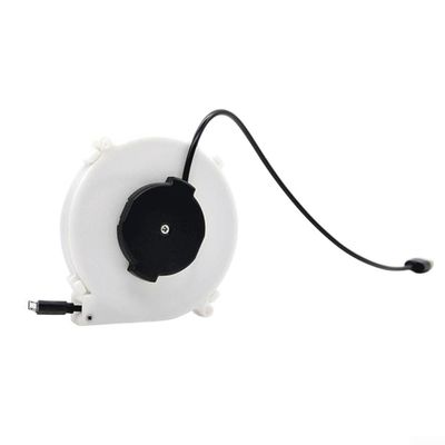 220V Automatic Retractable Power Cord Reel, Fireproof Material PVC Wire Indoor Outdoor Camping Extension Cable With Protective Cover, For Type-C 1.2m /3meters(3metersTYPE-C)
