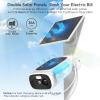 2pc 2.4G/5G WiFi Cameras for Home Security with Double Solar Panels,2K Solar Security Cameras Wireless Outdoor, Color Night Vision,2-Way Talk,Spotlight, Siren,IP66, Cloud/SD, AI Detection, W/Alexa view 3
