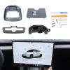 tslpuls Screen Swivel Mount for Tesla Model Y Juniper(2025-2026) & Model 3 Highland(2024-2025) - Left/Right 30 Up/Down 15 Rotating Bracket, 4-Way Adjustable Screen Mount for Tesla Center Display view 1