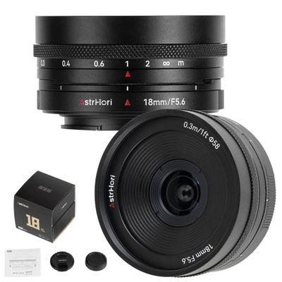 AstrHori 18mm F5.6 Shift Lens for Full-Frame Mirrorless Cameras, 6mm Perspective Control Ultra-Wide Prime Lens for Architecture, Interior and Landscape Photography (fit for E-Mount)