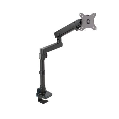 ZCERA Premium Aluminum Single Monitor Arm Desk Stand with U Port -