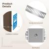 for Pole Adjustable Mounting Bracket Set Sign, Steel 304 Stainless, 2 Pcs with Bolts and Clamps, Fits 4-15 in Pole, Ideal for Solar Panels, Signage, CCTV, and More view 2