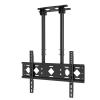 ZJXANOZ Ceiling TV Mount Bracket - TV Ceiling Mount with Adjustable Tilt, Double Pole Hanging TV Stand for 40-85 Inch LED Flat Screens, Ceiling Mounting, Max. 600x400mm view 1