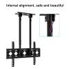 ZJXANOZ Ceiling TV Mount Bracket - TV Ceiling Mount with Adjustable Tilt, Double Pole Hanging TV Stand for 40-85 Inch LED Flat Screens, Ceiling Mounting, Max. 600x400mm view 3