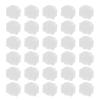 PATIKIL RJ11 Port Anti Port Anti Dust Cover Cap, 50pcs RJ11 Dustproof Plug Soft Silicone Protector for Computer Switch Router Network Interface Card, Clear view 1