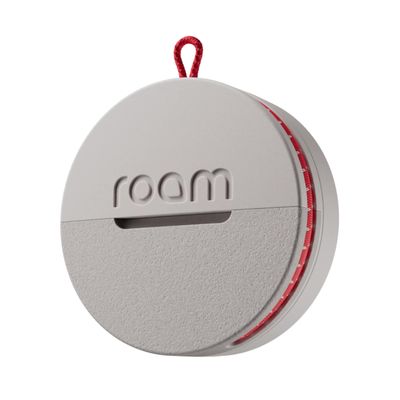 ROAM SMART TRACKER - Bluetooth Tracker & Item Locator for Keys, Luggage, Kid & Pet Gear, (iOS, Android), No App or Subscription, Fast Setup, Waterproof, 1-Pack, Grey