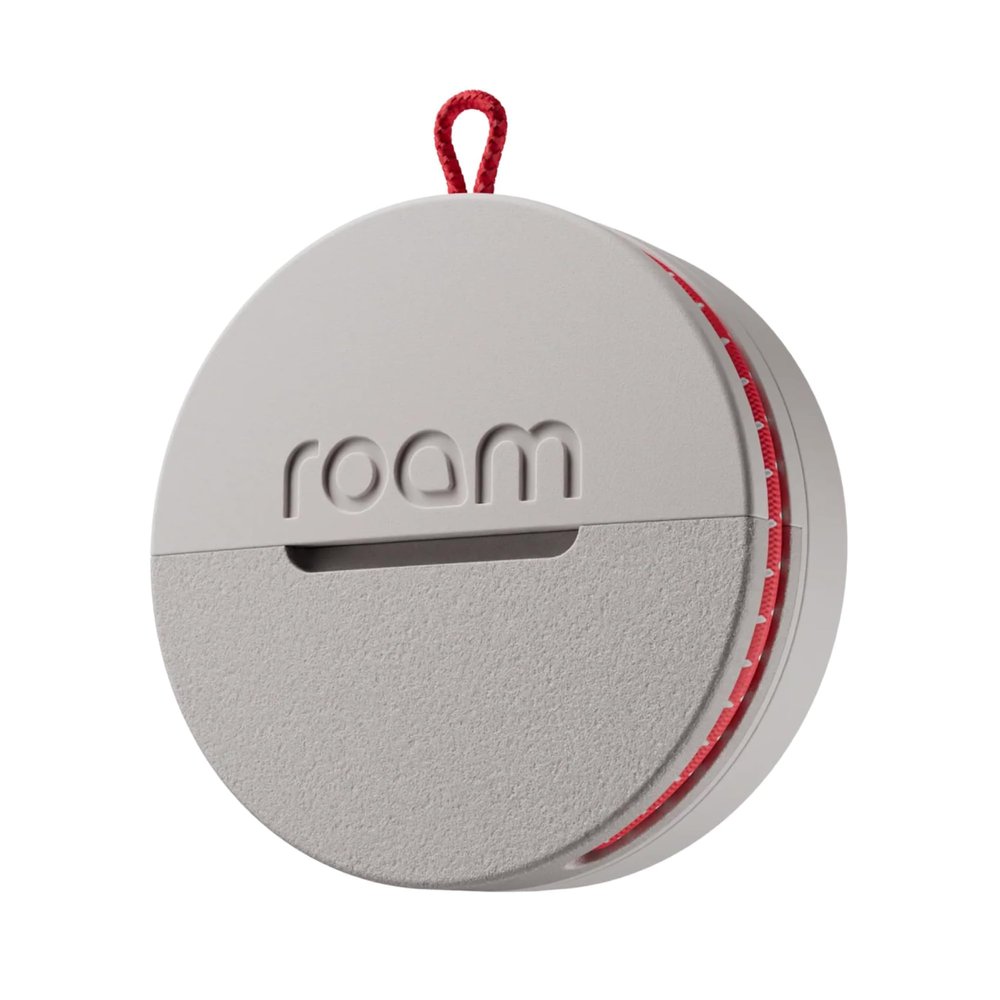 ROAM SMART TRACKER - Bluetooth Tracker & Item Locator for Keys, Luggage, Kid & Pet Gear, (iOS, Android), No App or Subscription, Fast Setup, Waterproof, 1-Pack, Grey