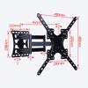 ZJXANOZ TV Wall Mount Bracket for 32 55 Inch TVs Adjustable Angles for Perfect Viewing Angle view 3