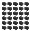 PATIKIL SFP Port Anti Port Anti Dust Cover Cap, 30pcs SFP Dustproof Plug Soft Silicone Protector for Computer Switch Router Network Interface Card, Black view 1