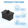 PATIKIL SFP Port Anti Port Anti Dust Cover Cap, 30pcs SFP Dustproof Plug Soft Silicone Protector for Computer Switch Router Network Interface Card, Black view 4