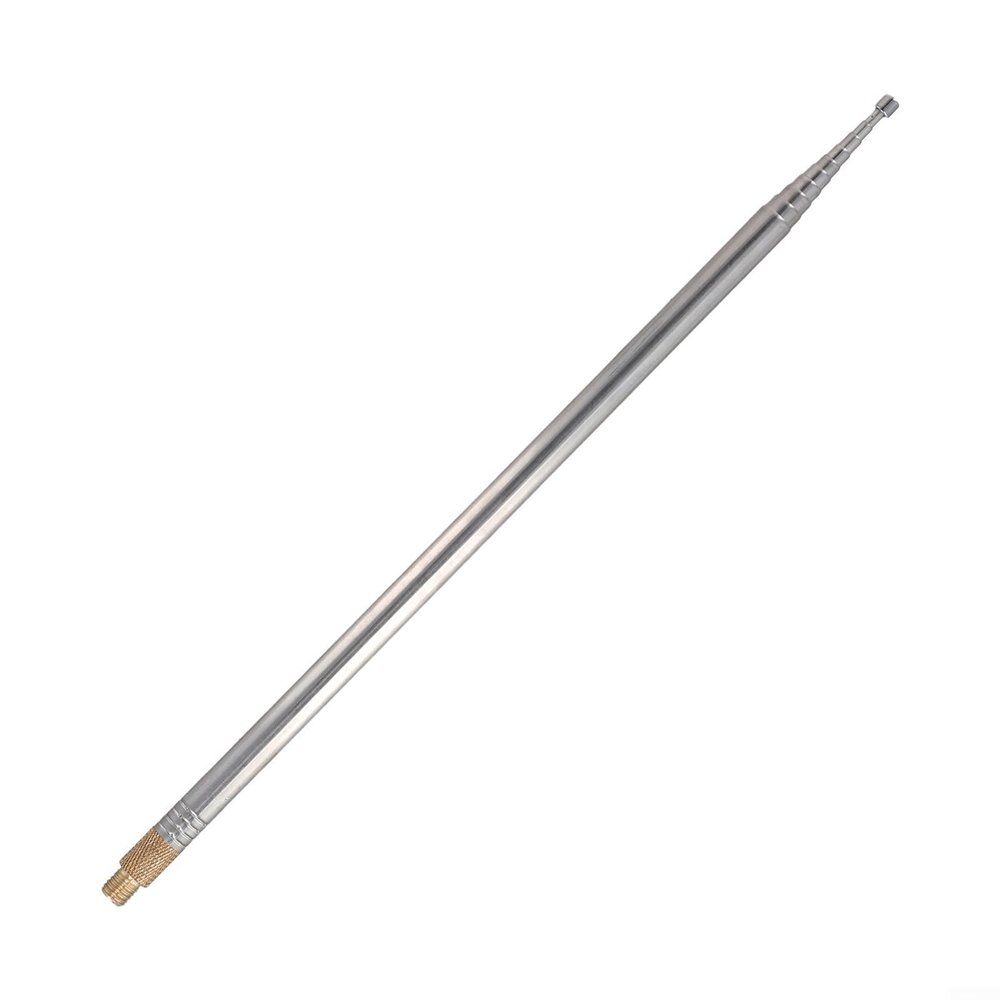2.5 Meter 304 Stainless Steel Telescopic Whip Antenna For PAC-12 JPC-7 Portable Shortwave Radio, 10 Section Replacement Aerial Element For Amateur Ham Radio And DIY Antenna Applications
