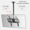 ZJXANOZ Ceiling TV Mount Stand - Full Motion 360 Rotating Tilt TV Wall Mount for 42-75 Inch LCD/Flat Screen TVs Max 600x400mm Easy Installation Durable and Adjustable view 4