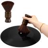 Matwsec Vinyl Record Cleaning Brush, Vinyl Record Brush with Fine Fiber Bristles, Anti-Static Soft Record Brush, Wood Record Cleaner Accessories for Vinyl Cd Album Care view 1