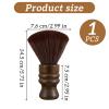 Matwsec Vinyl Record Cleaning Brush, Vinyl Record Brush with Fine Fiber Bristles, Anti-Static Soft Record Brush, Wood Record Cleaner Accessories for Vinyl Cd Album Care view 2