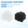 PATIKIL RJ11 Port Anti Port Anti Dust Cover Cap, 50pcs RJ11 Dustproof Plug Soft Silicone Protector for Computer Switch Router Network Interface Card, Black Clear view 3