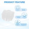 PATIKIL RJ11 Port Anti Port Anti Dust Cover Cap, 50pcs RJ11 Dustproof Plug Soft Silicone Protector for Computer Switch Router Network Interface Card, Black Clear view 4