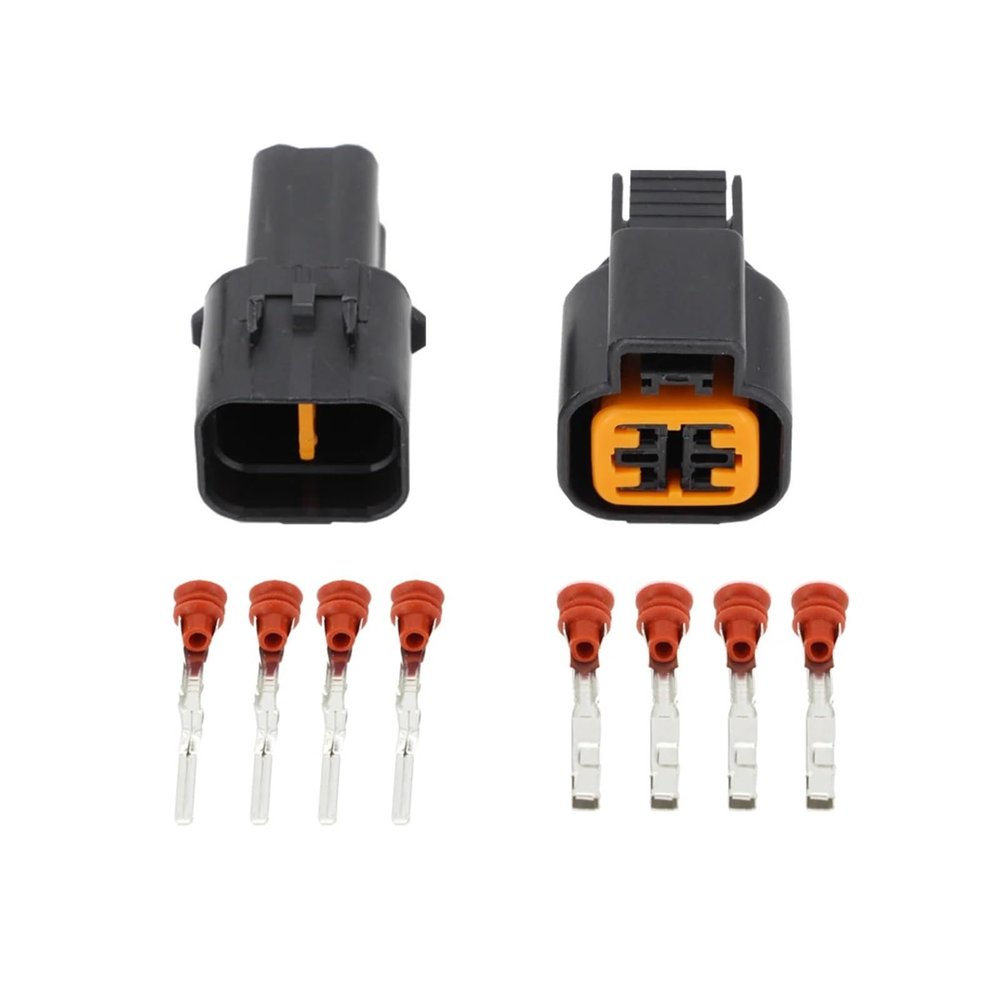 4 Pin Male And Female Sensor DJ7043A-2.2-11/21 Automotive Connector Car Sensors Connectors(5 Sets)