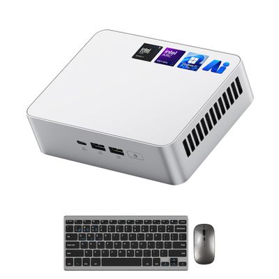 ASUS NUC 15 Pro+ Small PC, Intel Series 2 Ultra 5 225H (14C/14T, Up to 4.9GHz), 32GB DDR5 RAM, 1TB PCIe SSD, Arc 130T GPU, Thunderbolt 4, WiFi 7, Quad 4K HDR, Mini Computers Win 11 Pro for Development