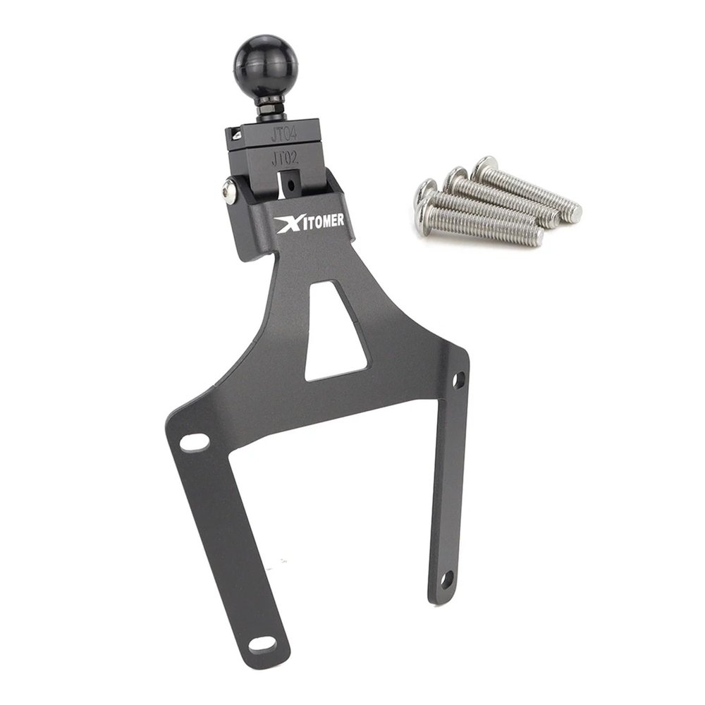 AXVBXZ Compatible with Kawasaki ZH2 2020 2021 2022 2023 2024 2025 Motorcycle Navigation Mounting Plate Bracket Windshield Phone Stand Holder(Type 6)