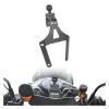 AXVBXZ Compatible with Kawasaki ZH2 2020 2021 2022 2023 2024 2025 Motorcycle Navigation Mounting Plate Bracket Windshield Phone Stand Holder(Type 6) view 2