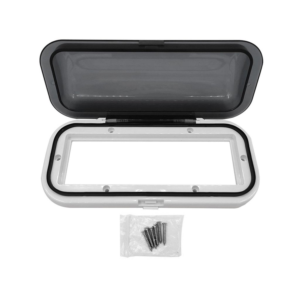 Hjdlhx Marine Stereo Radio Waterproof Cover,Protector Professional Flip up Door Sturdy Spare Parts Heavy Duty Stereo Housing Cover