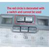 ZGHQHCDRH Gray Reading Lamp Compatible For Delica PA00 Interior Top Light For L400 PD00 Inside Roof Dome Light For PB00 PC00 MR768100(Gray) view 2