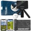 Garmin Approach R10 Portable Golf Launch Monitor with Vice Tour Balls | Practice at Home or on The Driving Range | Track Metrics, Record Video, 43,000+ Courses | with Signature Series Golf Towel view 1