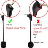 Gaming Headset Mic Replacement for HP Kingston HyperX Cloud Alpha (Alphas S) 3.5mm Headphone Microphone Boom view 2