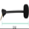 Gaming Headset Mic Replacement for HP Kingston HyperX Cloud Alpha (Alphas S) 3.5mm Headphone Microphone Boom view 3