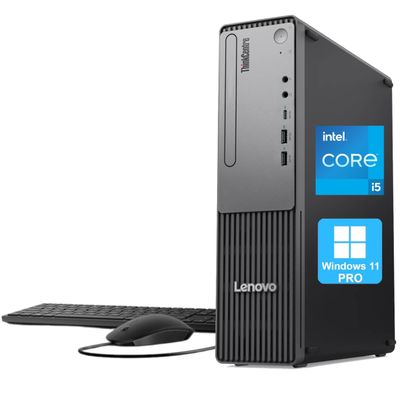 Lenovo ThinkCentre Neo 30s Gen 5 SFF Business Desktop Computer, Latest 13th Gen Intel Core i5 CPU, 16GB DDR5, 1TB PCIe SSD, USB-C, HDMI, VGA, RJ-45, Wi-Fi, Wired Keyboard & Mouse, Windows 11 Pro