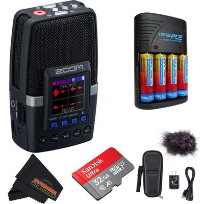 Zoom H2essential Multi-Mic 32-Bit Float Handy Recorder with Sunshine Photo Store Accessories Bundles... (H2essential - Pro Bundle)