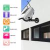 NOENNULL Fake Security Camera, Solar Power LED Camera Outdoor Security Camera Dummy Surveillance Security Camera Dome Dummy Cameras for Home, Office & Business, Outdoor Indoor Use view 3
