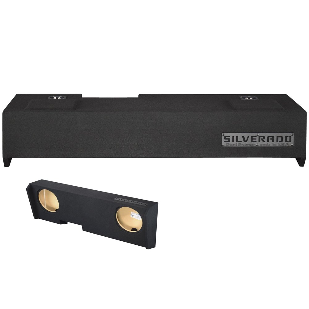 10 Dual Sealed TW3 sub Box, fits 19-25 Silverado Double & Crew-cab Speaker Box subwoofer Enclosure Stereo car Audio Home Audio