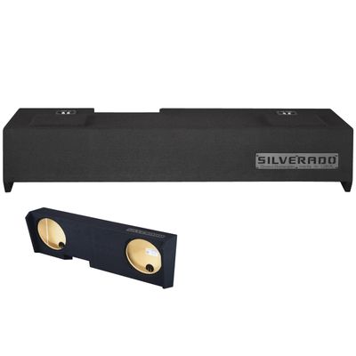 12 Dual Sealed TW3 sub Box, fits 19-25 Silverado Double & Crew-cab Speaker Box subwoofer Enclosure Stereo car Audio Home Audio