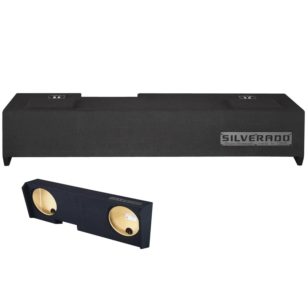 12 Dual Sealed TW3 sub Box, fits 19-25 Silverado Double & Crew-cab Speaker Box subwoofer Enclosure Stereo car Audio Home Audio