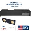 12 Dual Sealed TW3 sub Box, fits 19-25 Silverado Double & Crew-cab Speaker Box subwoofer Enclosure Stereo car Audio Home Audio view 2