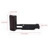 POENVFPO L Shape Handgrip for Arca, X M5 Retro Grip Wooden Side Handle Grip Fast Release Plate Aluminum Alloy L Shape Bracket (Black) view 3