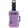 Lilac Pelican 1535 Air case, with Black Handles and latches. Comes Empty & with Wheels. view 1