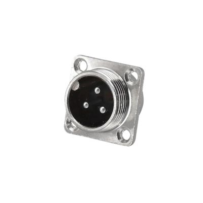 BHUPWZE GX12 Connector Square Base Flange Socket 2 Pin 3pin 4pin 5pin 6pin 7pin Diam 12mm(3 Pin)