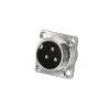 BHUPWZE GX12 Connector Square Base Flange Socket 2 Pin 3pin 4pin 5pin 6pin 7pin Diam 12mm(3 Pin) view 1
