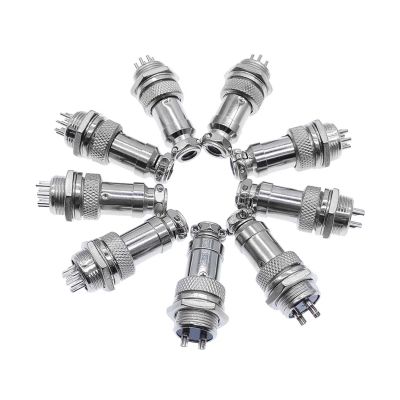 BHUPWZE GX16*10PCS Cable Connector 5/8" 2Pin3pin4pin 5pin6pin7pin8pin9pin10pin Male Plug Female Socket Connectors(10PIN socket10PCS)